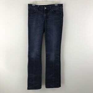 Martin + Osa Jeans Women's Size 28 Long Boot Leg Fit Dark Wash